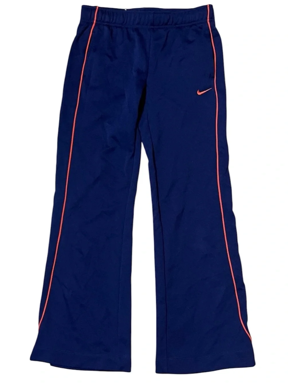 Nike Kids Navy Joggers with Coral Piping